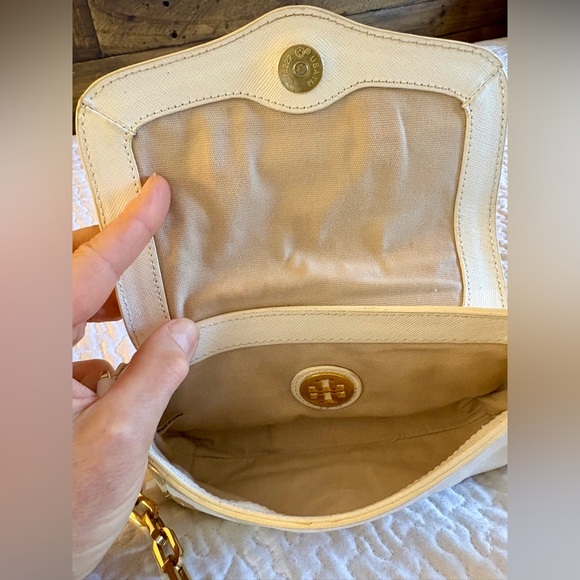 Tory Burch MINI Robinson Removable Crossbody Gold Chain or CLUTCH Bag - Picture 10 of 13